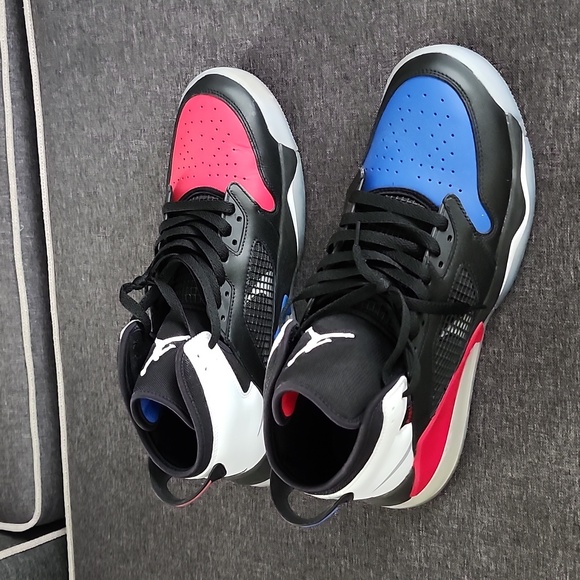 Nike Air Jordan Mars 270 Top 3 size 13 Clean Black Red Blue White CD7070-001 - Picture 7 of 7